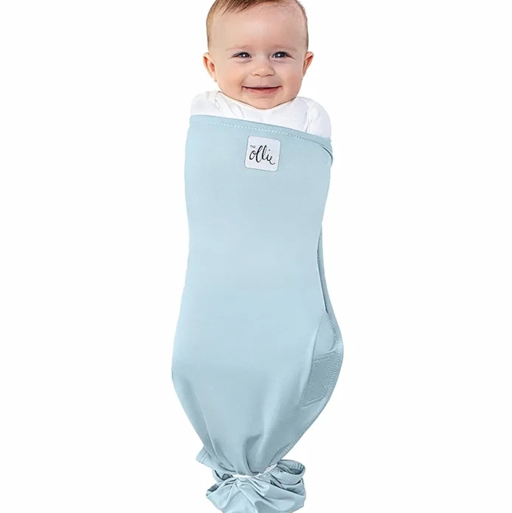 Ollie Baby Swaddle in Light Blue